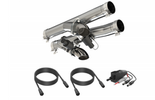 Load image into Gallery viewer, QTP 2021+ Ram TRX 6.2L Aggressor Cutout Pipes - Black Ops Auto Works