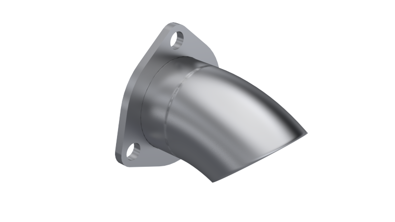 QTP 2.5in Bolt-On QTEC Adjustable Turn Down - Black Ops Auto Works
