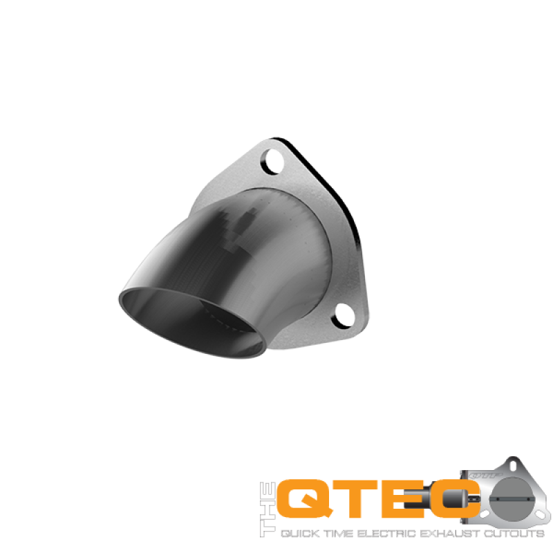 QTP 2.5in Bolt-On QTEC Adjustable Turn Down - Black Ops Auto Works