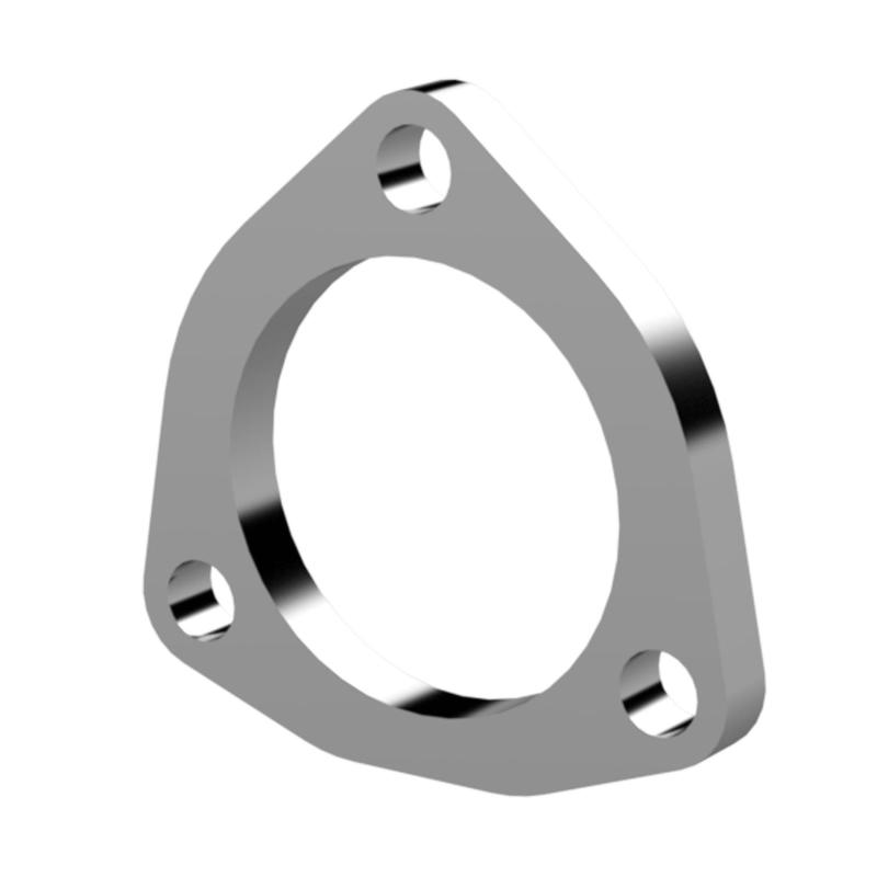 QTP 2.5in Weld-On QTEC 3 Bolt Flange - Black Ops Auto Works