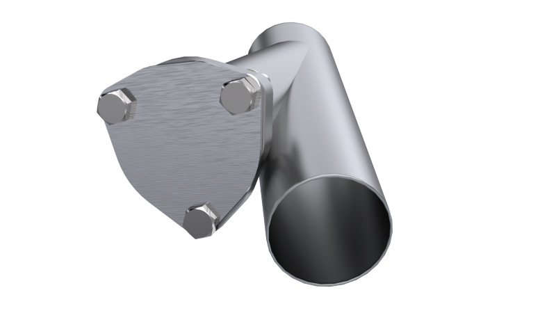 QTP 2.5in Weld-On QTEC Exhaust Cutout Y-Pipe - Black Ops Auto Works