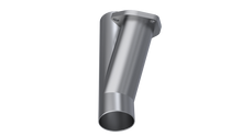 Load image into Gallery viewer, QTP 2.5in Weld-On QTEC Exhaust Cutout Y-Pipe - Black Ops Auto Works