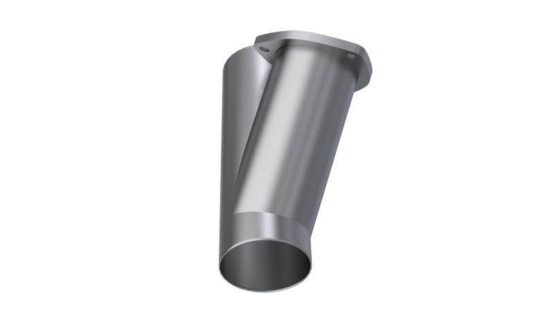 QTP 3.5in Weld-On QTEC Exhaust Cutout Y-Pipe - Black Ops Auto Works