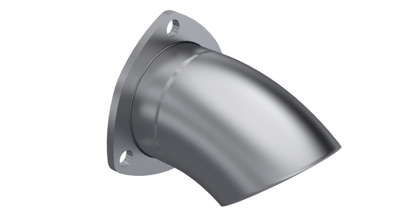 QTP 3in Bolt-On QTEC Adjustable Turn Down - Black Ops Auto Works