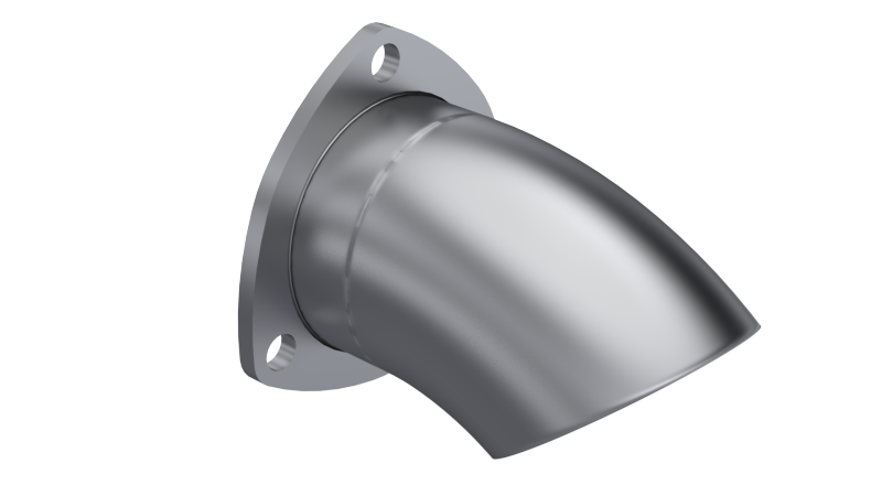 QTP 3in Bolt-On QTEC Adjustable Turn Down - Black Ops Auto Works