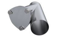 Load image into Gallery viewer, QTP 3in Weld-On QTEC Exhaust Cutout Y-Pipe - Black Ops Auto Works