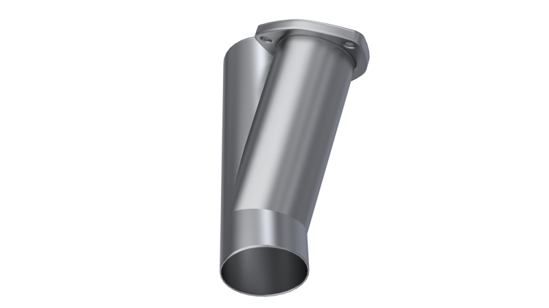 QTP 3in Weld-On QTEC Exhaust Cutout Y-Pipe - Black Ops Auto Works