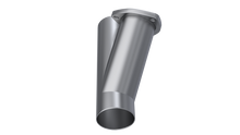 Load image into Gallery viewer, QTP 3in Weld-On QTEC Exhaust Cutout Y-Pipe - Black Ops Auto Works