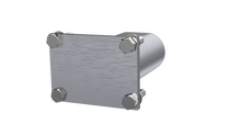 Load image into Gallery viewer, QTP 3in Weld-On QTEC Low Profile Conncetion Oval Tube Kit - Black Ops Auto Works