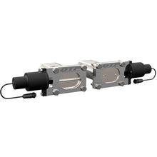 Load image into Gallery viewer, QTP Bolt-On QTEC Dual Low Profile Oval Electric Cutout Valves - Pair - Black Ops Auto Works