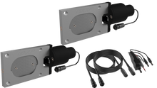 Load image into Gallery viewer, QTP Bolt-On QTEC Dual Low Profile Oval Electric Cutout Valves - Pair - Black Ops Auto Works