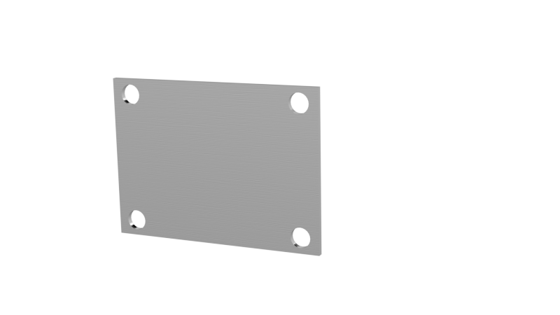 QTP Bolt-On QTEC Low Profile Cover Plate - Black Ops Auto Works