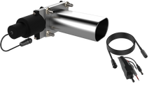 Load image into Gallery viewer, QTP Bolt-On QTEC Low Profile Oval Electric Cutout Valve - Black Ops Auto Works