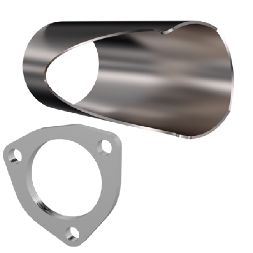 QTP 2.75in Weld-On QTEC DIY Cutout Pipe - QTP 10276