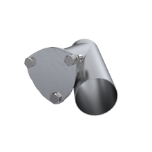 Load image into Gallery viewer, QTP 3.5in Weld-On QTEC Exhaust Cutout Y-Pipe - QTP 10350