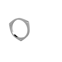 Load image into Gallery viewer, QTP 4in Weld-On QTEC 3 Bolt Flange - QTP 10400F