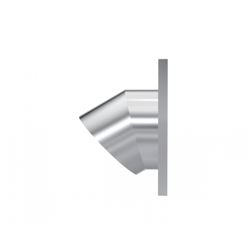 QTP Bolt-On QTEC Low Profile Oval Turn Down - QTP 11339