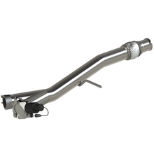 Load image into Gallery viewer, QTP 14-18 Chevrolet Silverado 1500 4.8L/5.3L EC/CC Standard Bed 3in 304SS Aggressor Cutout Mid Pipe - QTP 510014
