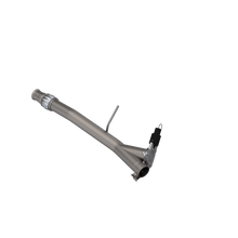 Load image into Gallery viewer, QTP 14-18 Chevrolet Silverado 1500 4.8L/5.3L EC/CC Standard Bed 3in 304SS Aggressor Cutout Mid Pipe - QTP 510014