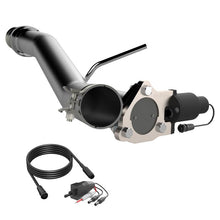 Load image into Gallery viewer, QTP 14-18 Chevrolet Silverado 1500 4.8L/5.3L EC/CC Standard Bed 3in 304SS Aggressor Cutout Mid Pipe - QTP 510014