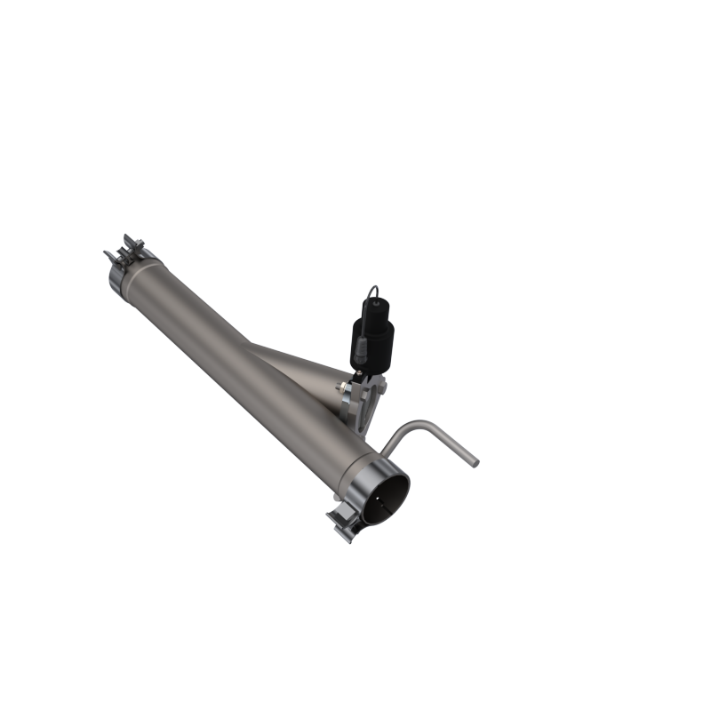 QTP 09-18 Ram 1500 3in 304SS Aggressor Cutout Mid Pipe - QTP 520009