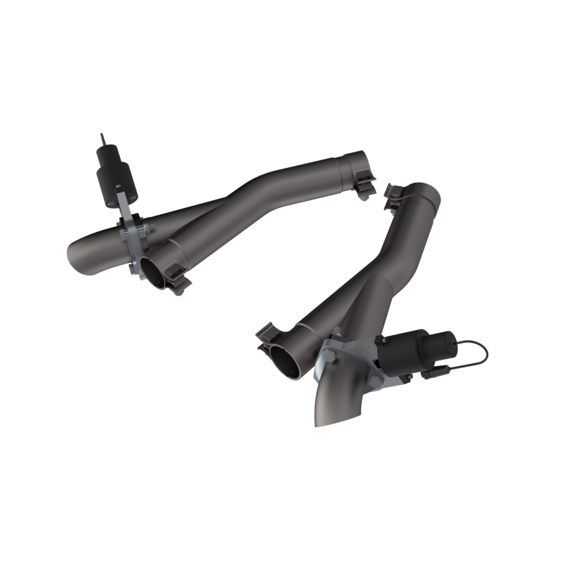 QTP 2011-2024 Dodge Durango R/T Aggressor Cutout Dual Mid Pipes - QTP 520511
