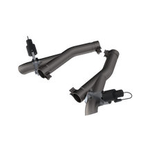 Load image into Gallery viewer, QTP 2011-2024 Dodge Durango R/T Aggressor Cutout Dual Mid Pipes - QTP 520511