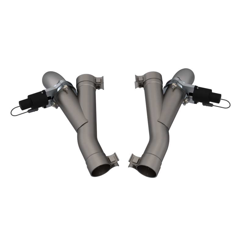 QTP 2018+ Jeep Grand Cherokee Trackhawk 2.75in 304SS Aggressor Cutout Dual Mid Pipes - QTP 527112