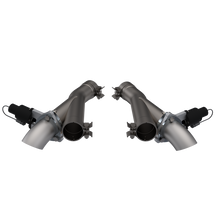 Load image into Gallery viewer, QTP 2018+ Jeep Grand Cherokee Trackhawk 2.75in 304SS Aggressor Cutout Dual Mid Pipes - QTP 527112