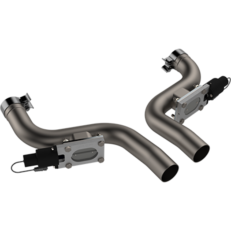 QTP 2011-2023 Dodge Challenger, Charger and Chrysler 300 Aggressor Cutout Dual Mid Pipes - QTP 530011