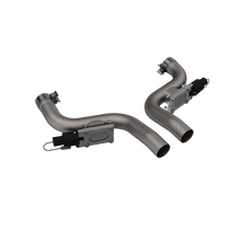 Load image into Gallery viewer, QTP 2011-2023 Dodge Challenger, Charger and Chrysler 300 Aggressor Cutout Dual Mid Pipes - QTP 530011