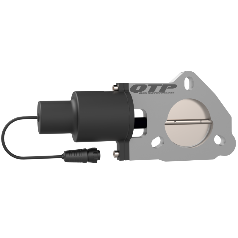 QTP 2.25in Bolt-On QTEC Electric Cutout Valve - Single - QTP QTEC225