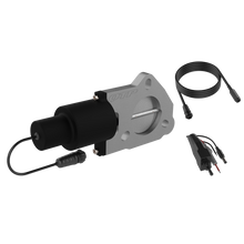 Load image into Gallery viewer, QTP 2.25in Bolt-On QTEC Electric Cutout Valve - Single - QTP QTEC225
