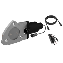 Load image into Gallery viewer, QTP 2.25in Bolt-On QTEC Electric Cutout Valve - Single - QTP QTEC225