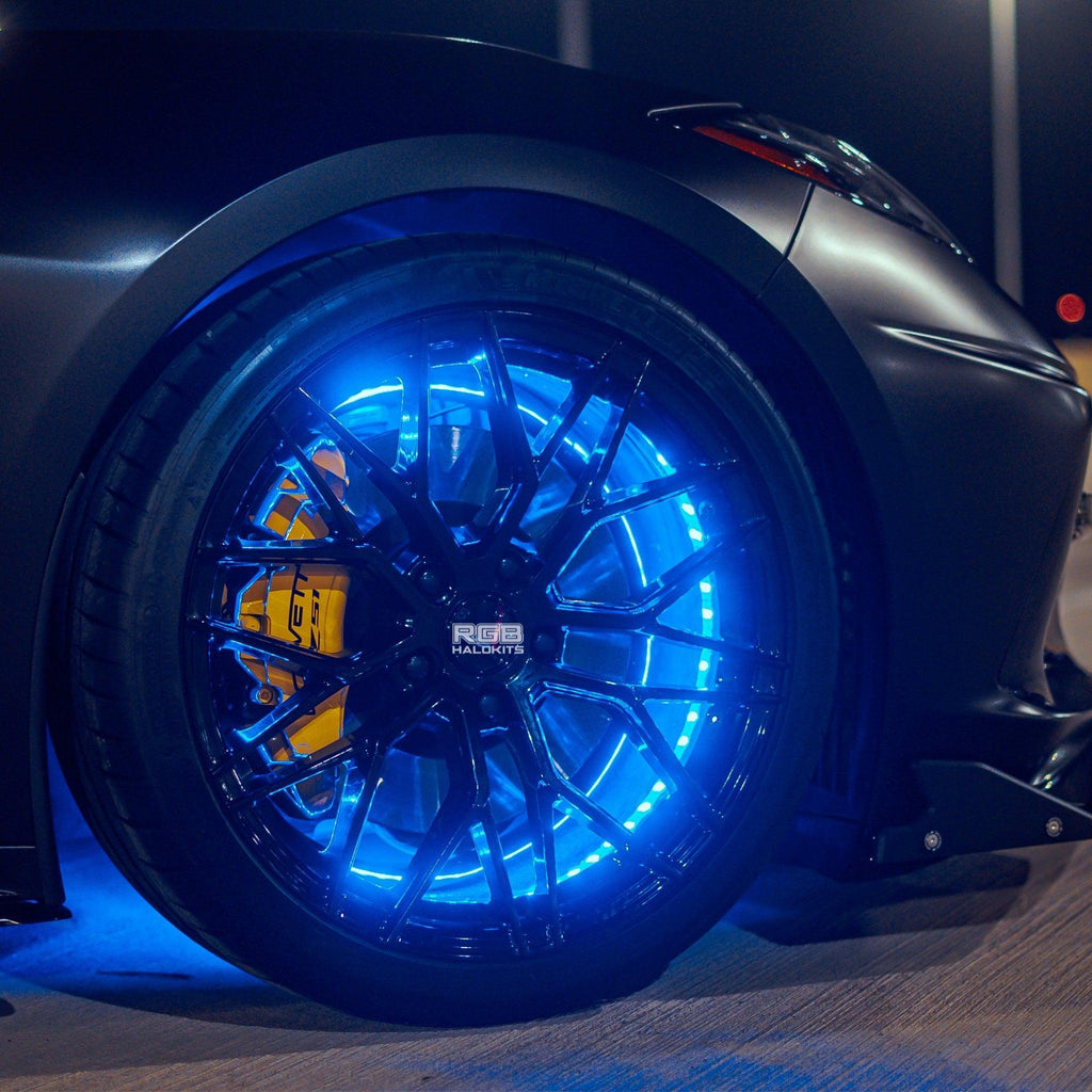 RGB Halo Kits Quad 4 Row LED Wheel Ring Kit | Flow Series