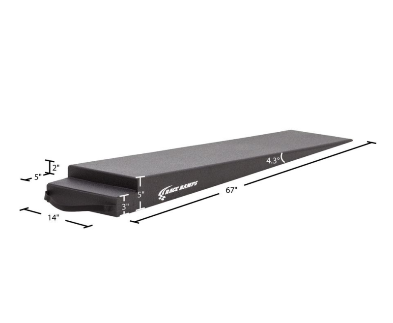 Race Ramps 5in. Trailer Ramp - 4.3 Degree Approach Angle - Race Ramps RRPRR-TR-5