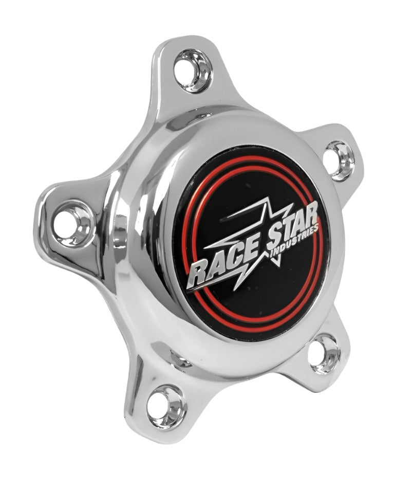 Race Star 5 Lug Cap Tall Plastic Chrome (incl. Medallion & Screws) - Black Ops Auto Works