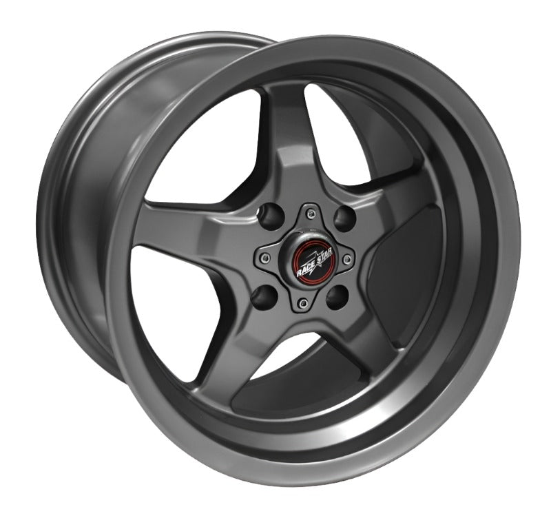 Race Star 91 Drag Star 15x10.00 4x108bc 6.50bs Direct Drill Met Gry Wheel - Black Ops Auto Works