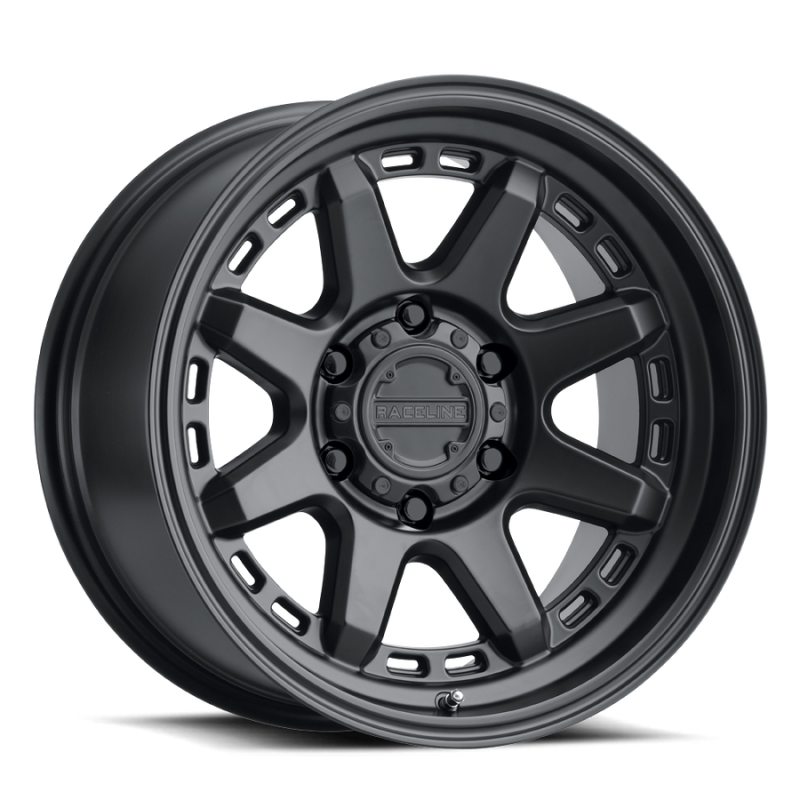Raceline 947B Scout 18x9in / 6x139.7 BP / 18mm Offset / 106.1mm Bore - Satin Black Wheel-Wheels - Cast-Raceline-682108271539-