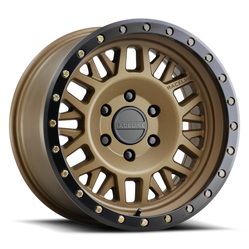 Raceline 951BZ Ryno 17x9in / 6x139.7 BP / -12mm Offset / 106.1mm Bore - Bronze Wheel-Wheels - Cast-Raceline-682108282498-