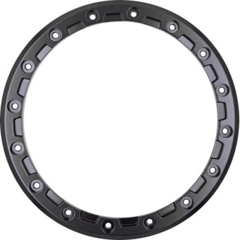 Raceline Beadlock Ring - Podium -15in - 16 Hole - 10mm - Black Raceline RCLRBL-15B-A93-RING-16