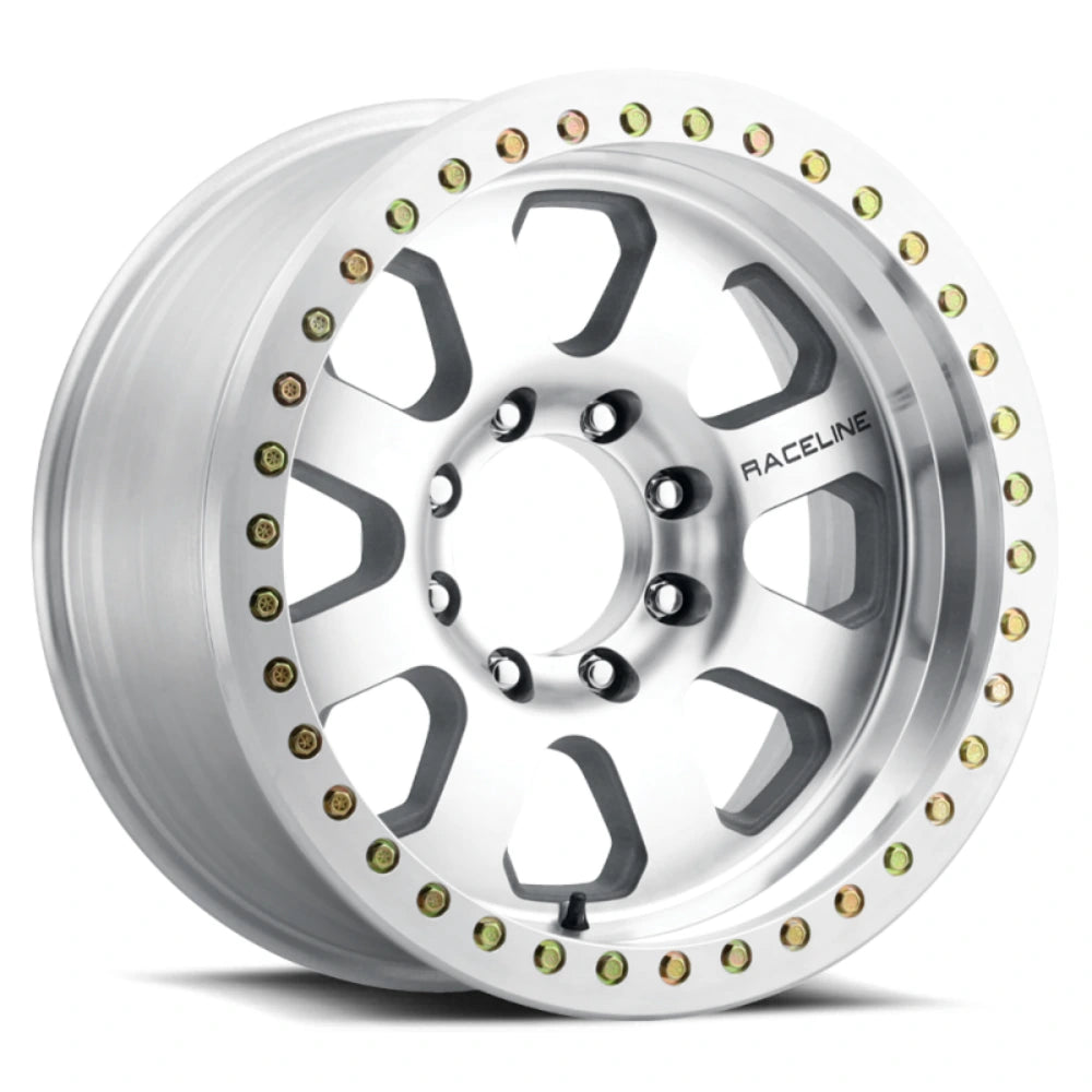 Raceline RT260M Avenger 17x9in / 8x165.1 BP / -12mm Offset / 130.81mm Bore - Machined Beadlock Whe - Raceline RT260M-79080-12