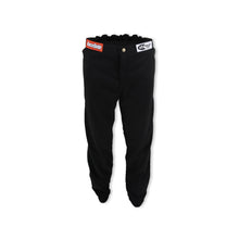 Load image into Gallery viewer, RaceQuip 120 Series black racing pants angled front view