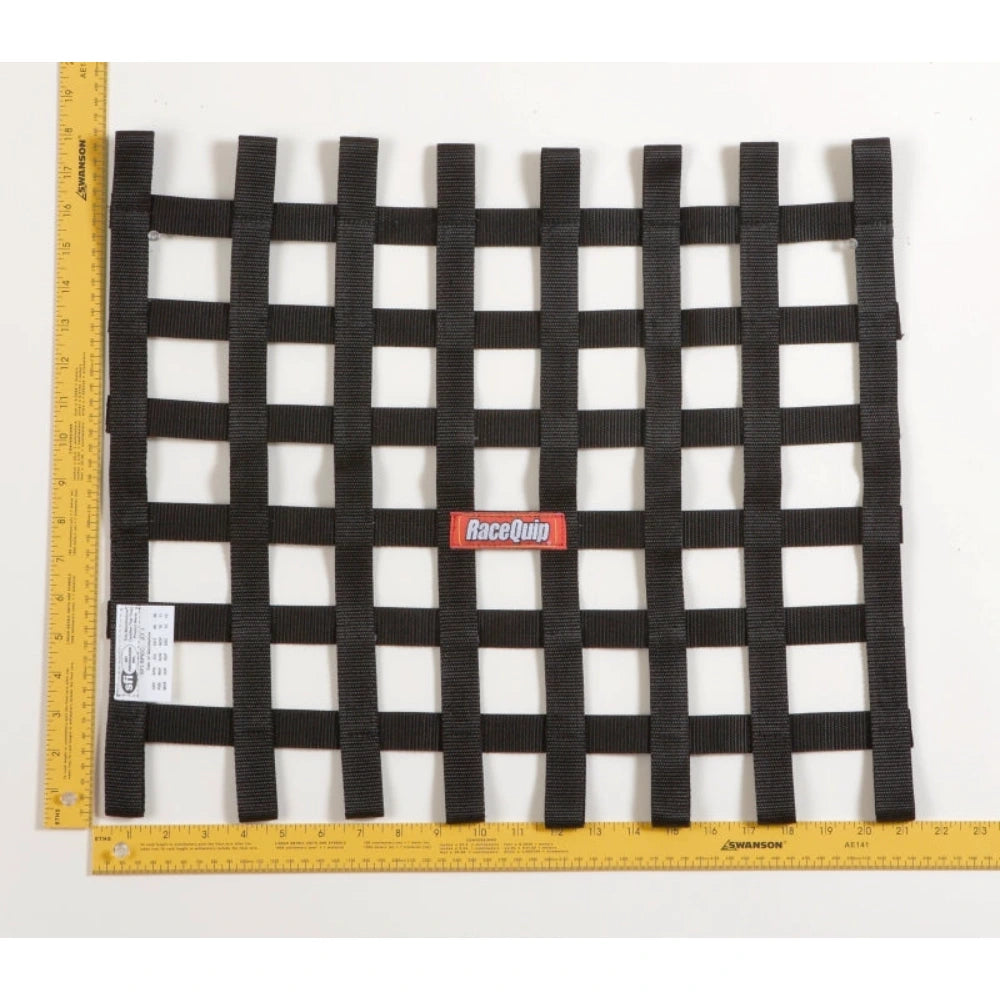 RaceQuip Black 18 X 21 SFI Ribbon Net - Racequip RQP726004RQP