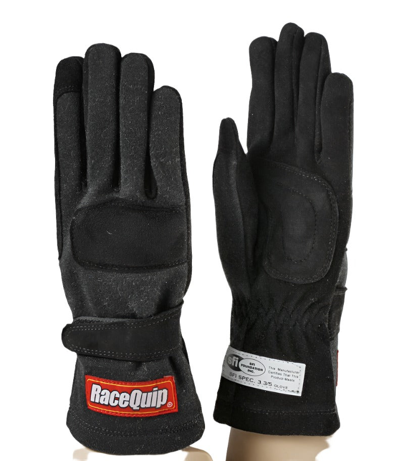 RaceQuip Black 2-Layer SFI-5 Glove - Large - Black Ops Auto Works