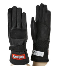 Load image into Gallery viewer, RaceQuip Black 2-Layer SFI-5 Glove - Medium - Black Ops Auto Works