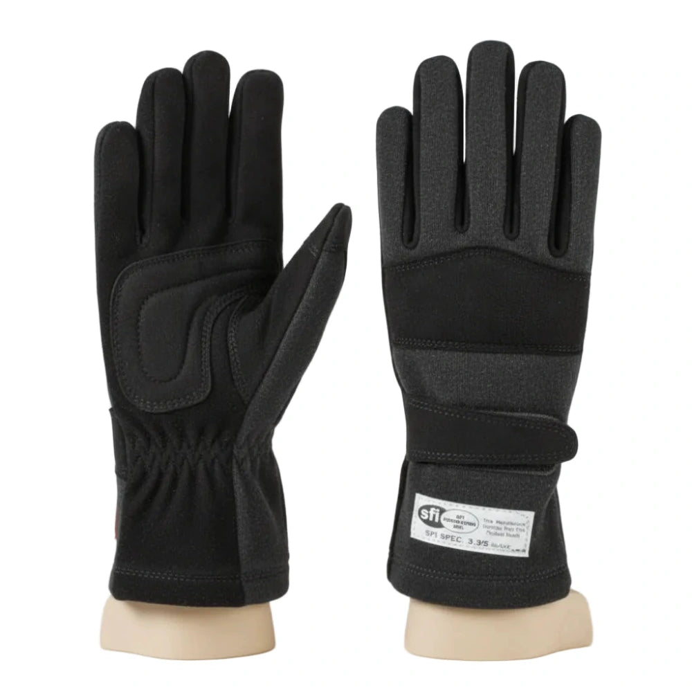 RaceQuip Black 2-Layer SFI-5 Glove - Small - Racequip RQP355002RQP