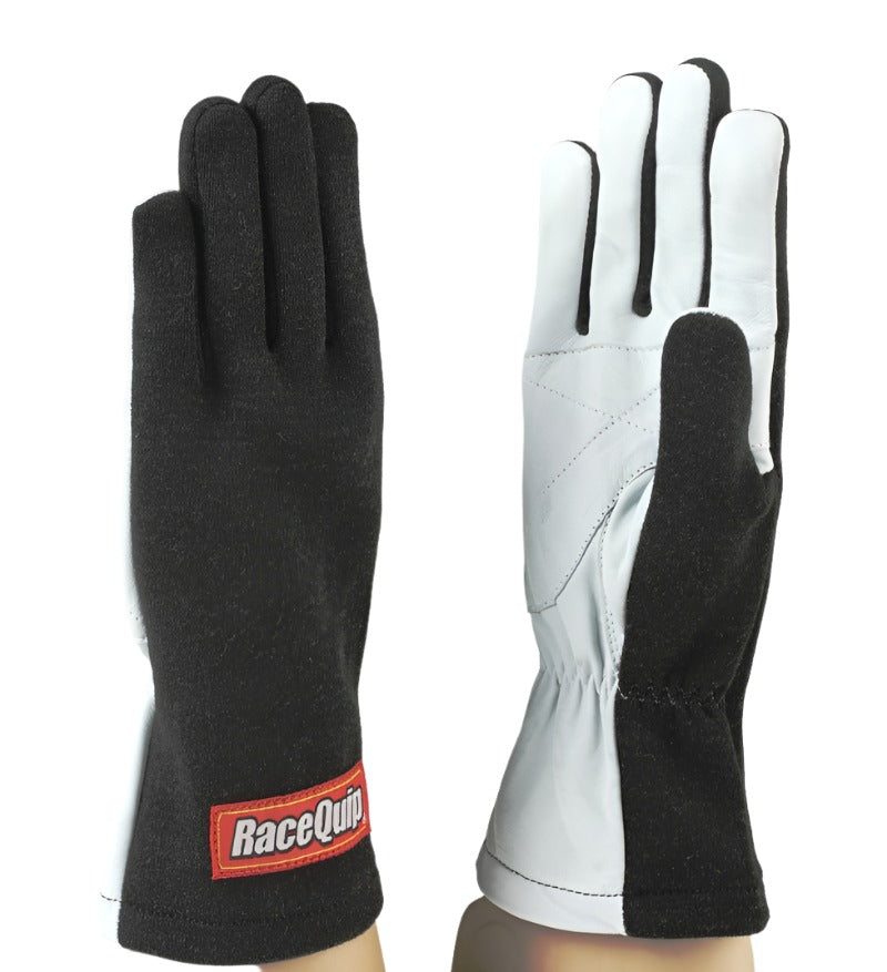 RaceQuip Black Basic Race Glove - Medium - Black Ops Auto Works