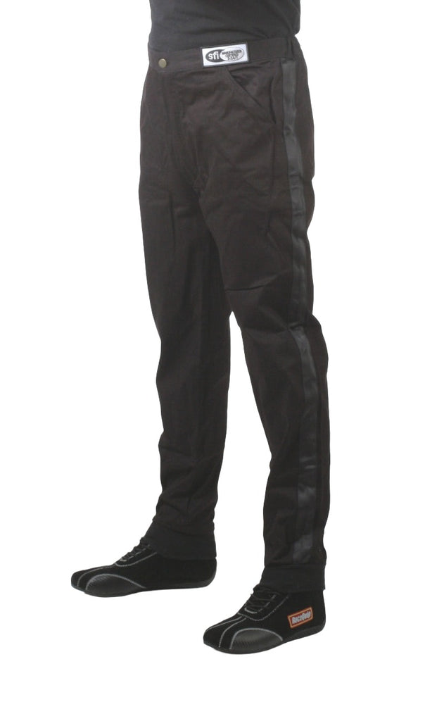 RaceQuip Black SFI-1 1-L Pants Small - Black Ops Auto Works