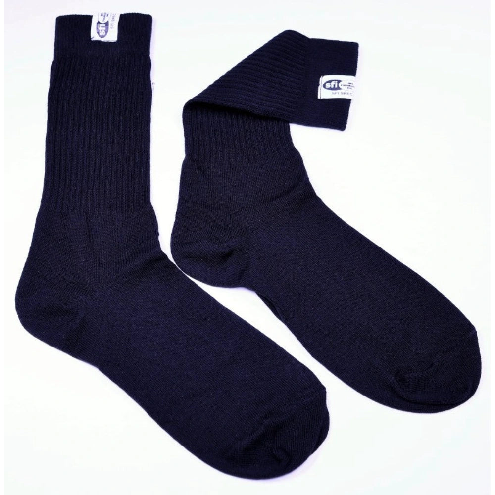 RaceQuip Black SFI 3.3 Fr Socks Large 10-11 - Racequip RQP411995RQP